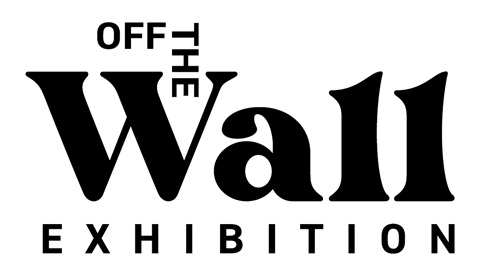 Black and white logo for Off the Wall art exhibition at MAC yapang art gallery