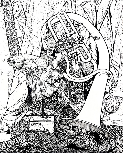 Trevor Weekes Around Cape Horn ink on satin paper 2024.jpg