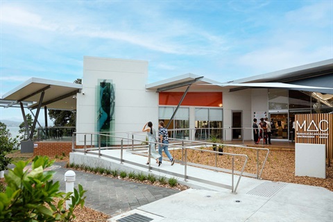 External view of the entrance of Museum of Art and Culture, yapang  (MAC yapang)